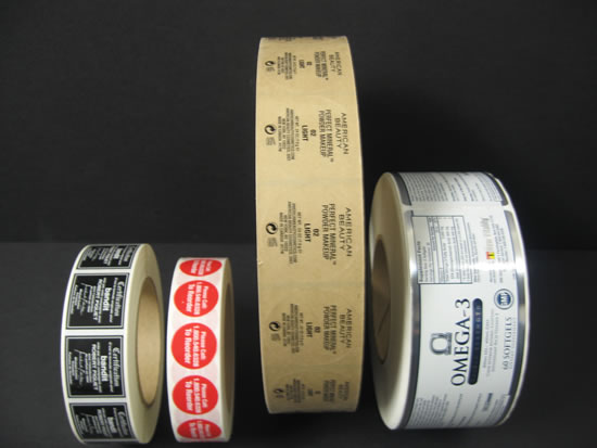 Labels Supplied As Rolls